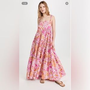 NWT Free People Park Slope Maxi Dress XS. Color: Blossom Combo